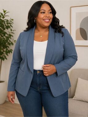 Torrid Women's Slate Blue Blazer